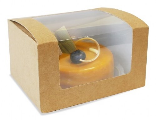 Sweet Show Box (Χάρτινο Κουτί Kraft με Διάφανο Παράθυρο)